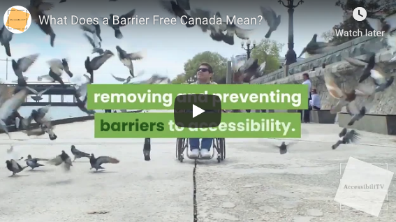 What Does a Barrier Free Canada Mean?